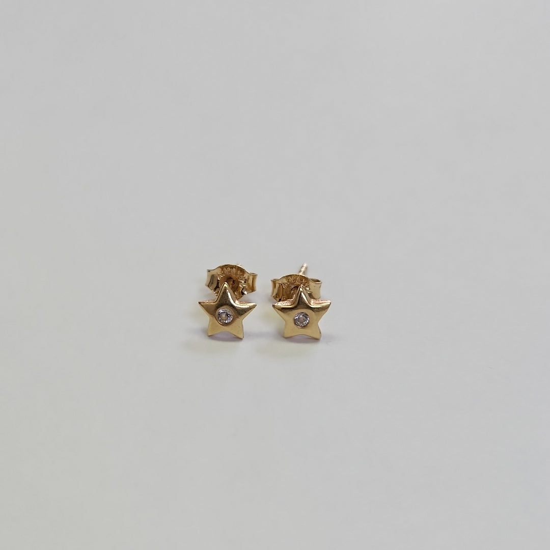 BROQUELES PAR ORO 14 K 0,60 GRMS (SEMINUEVO)