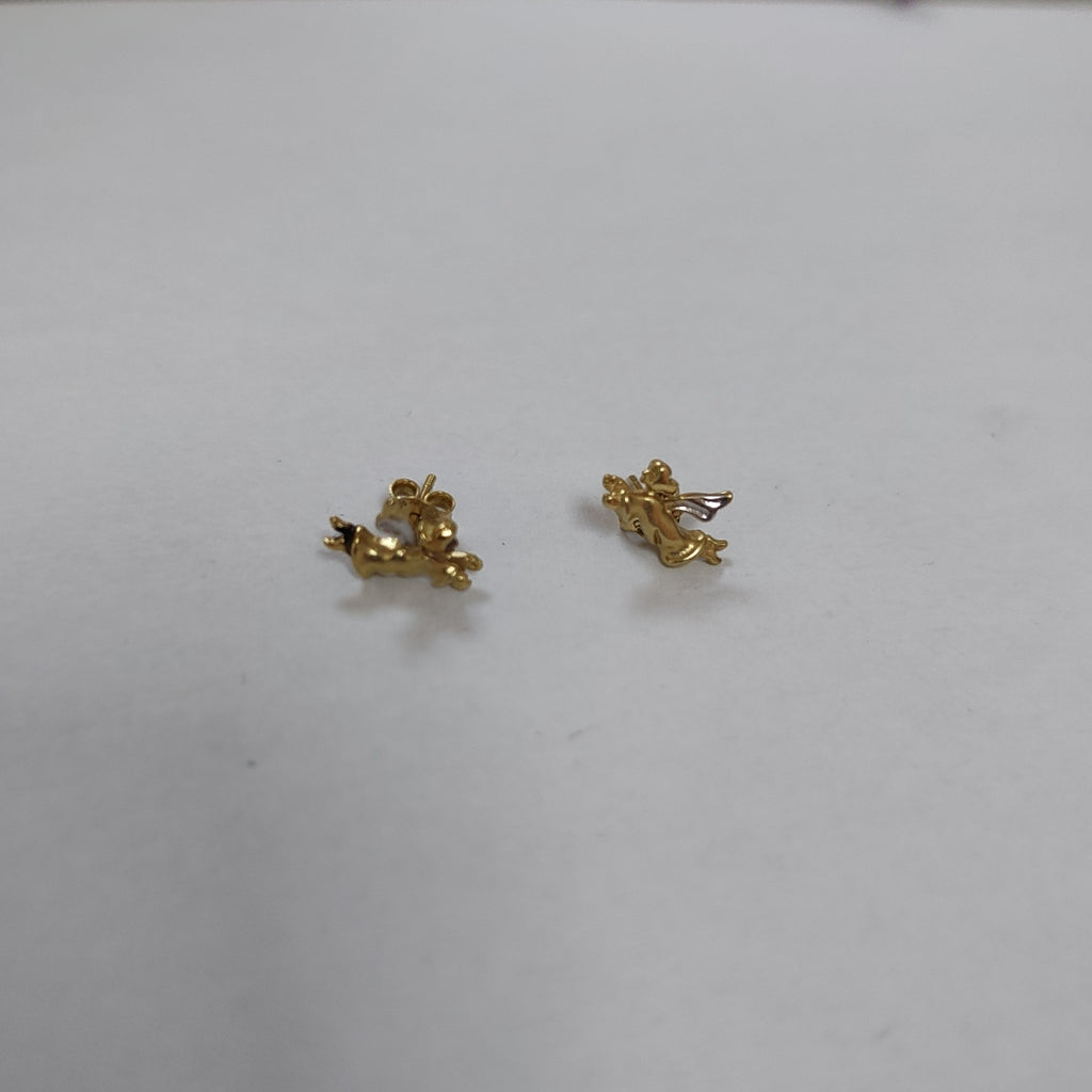BROQUELES PAR ORO 14 K 1.9 GRMS (SEMINUEVO)