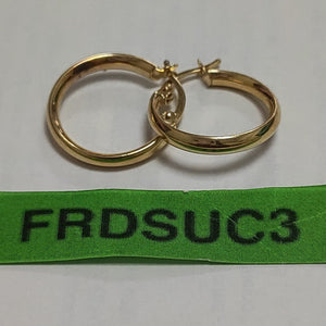 ARRACADAS PAR ORO 14 K 1,40 GRMS (SEMINUEVO)