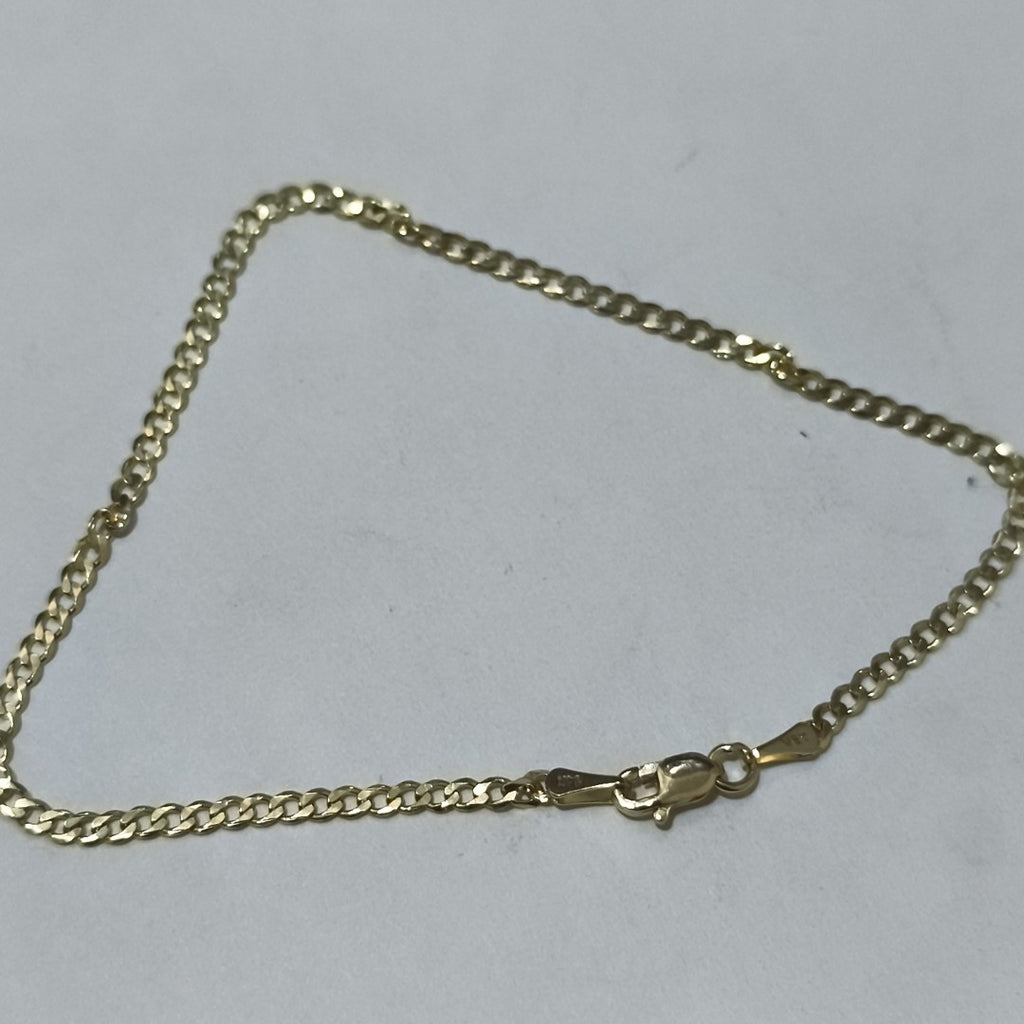 PULSERA BARBADA 14K 21 CM 2.3 GR (NUEVO)