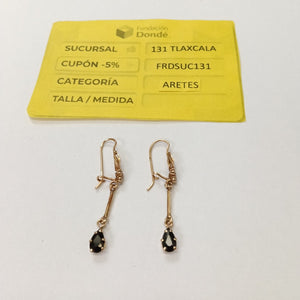 ARETES PAR ORO 14 K 3,40 GRMS (SEMINUEVO)