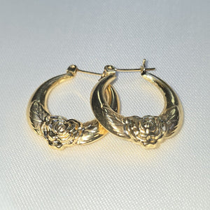 ARRACADAS PAR ORO 14 K 2.4 GRMS (SEMINUEVO)