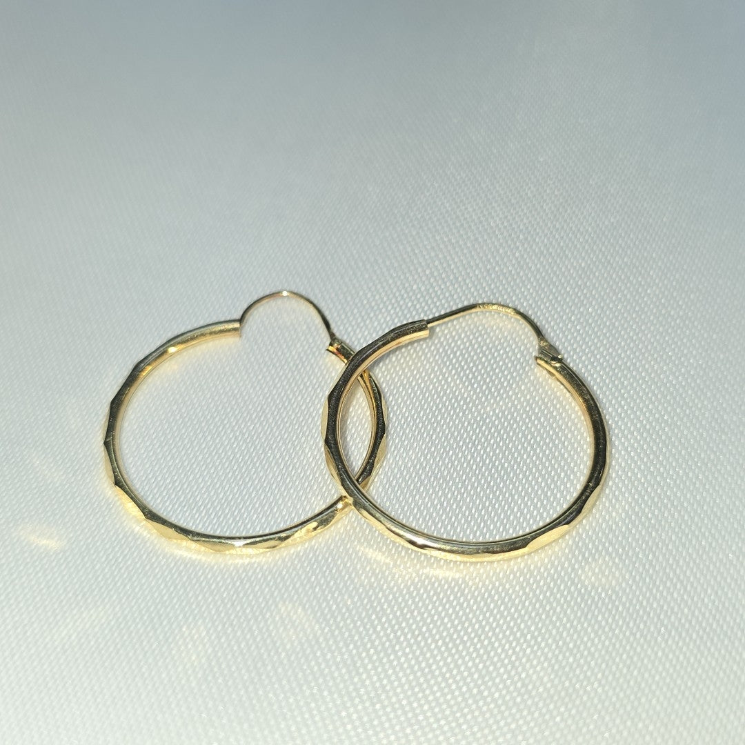 ARRACADAS PAR ORO 14 K 1,40 GRMS (SEMINUEVO)