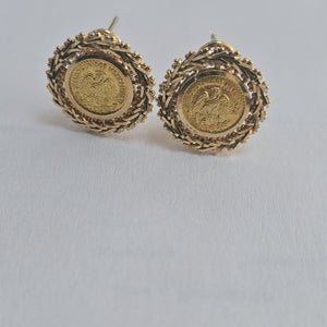 ARETES PAR ORO 14 K 5.4 GRMS (SEMINUEVO)