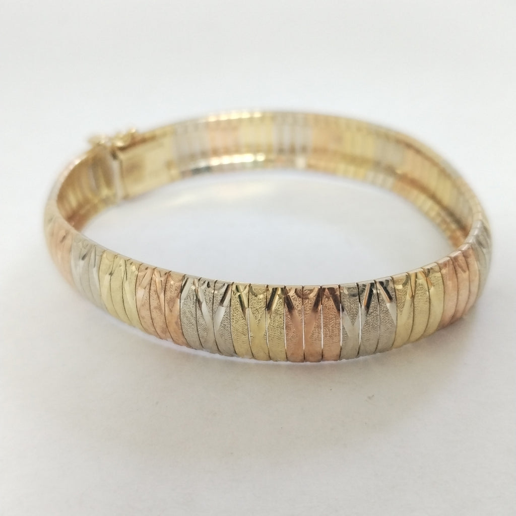 PULSERA RIGIDA ORO 14 K 23.4 GRMS (SEMINUEVO)