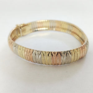 PULSERA RIGIDA ORO 14 K 23.4 GRMS (SEMINUEVO)