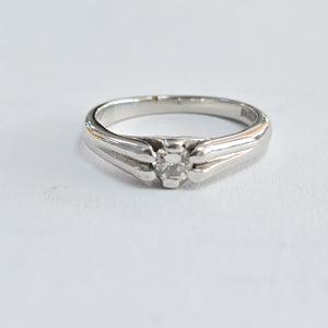 SOLITARIO ORO BLANCO 14 K 2,70 GRMS (SEMINUEVO)