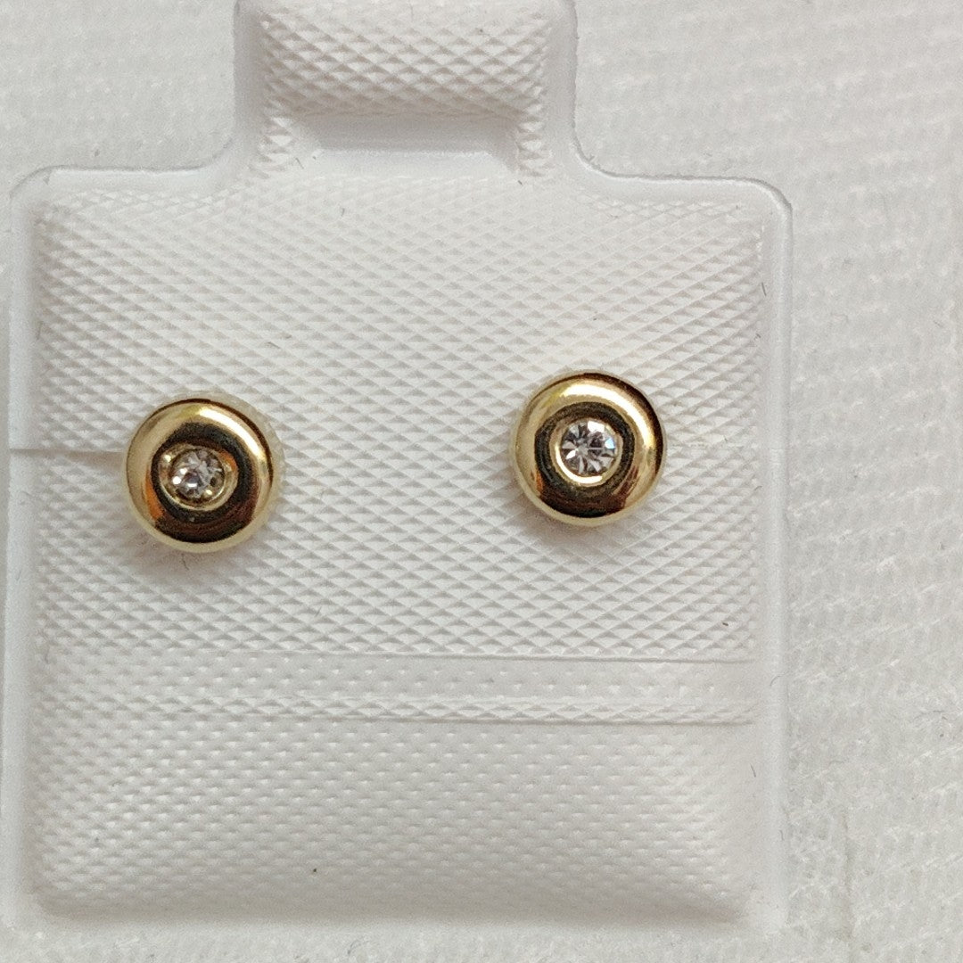 BROQUELES BROQUEL C CIRCONIA 14K 0.27 GR (NUEVO)
