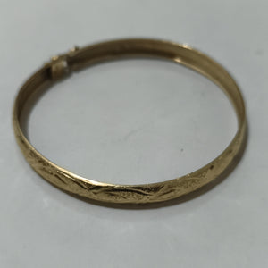 PULSERA RIGIDA ORO 14 K 7,20 GRMS (SEMINUEVO)