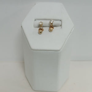 BROQUELES PAR ORO 14 K 0,40 GRMS (SEMINUEVO)