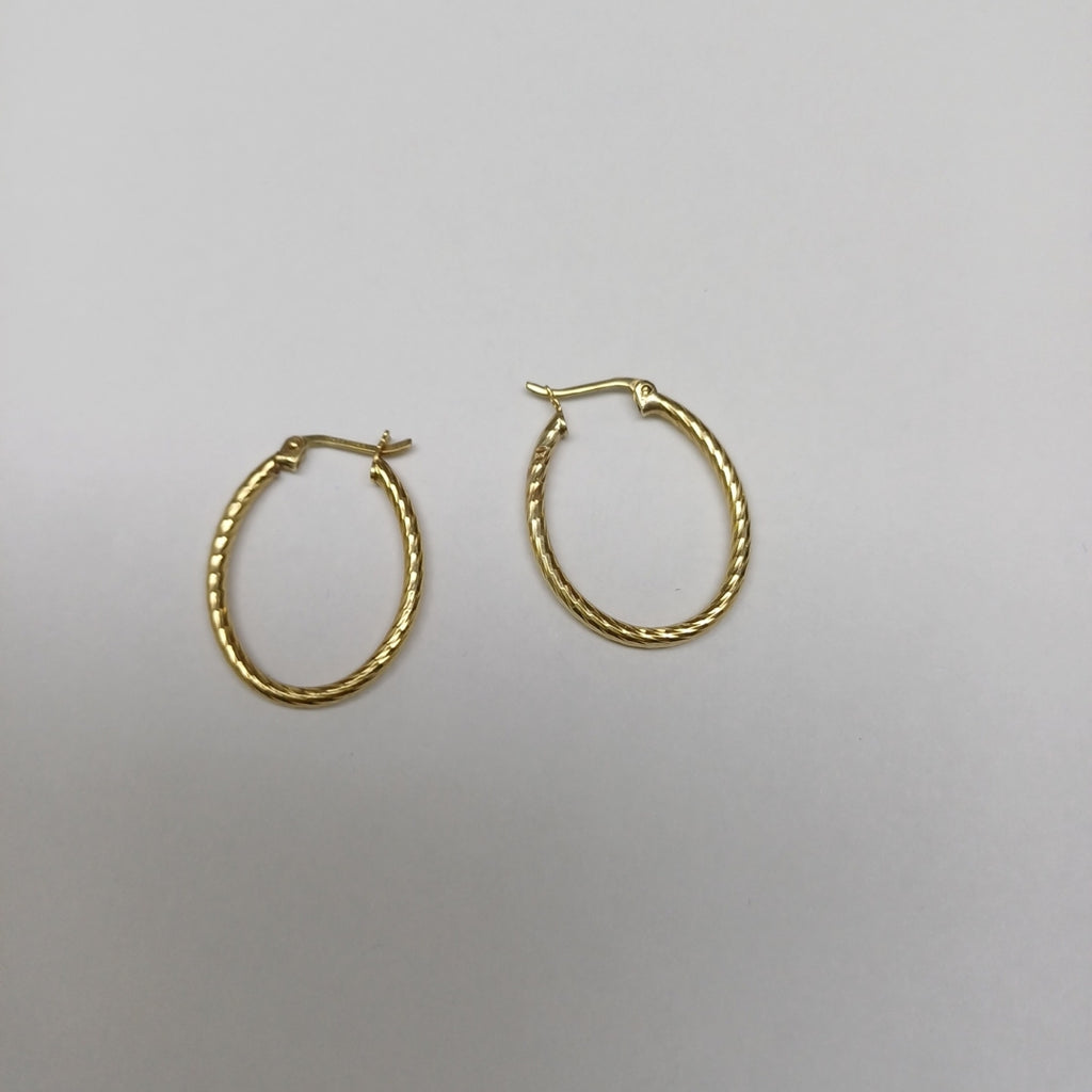 ARRACADAS PAR ORO 10 K 1,80 GRMS (SEMINUEVO)
