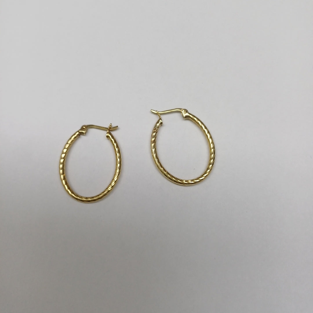 ARRACADAS PAR ORO 10 K 1,80 GRMS (SEMINUEVO)