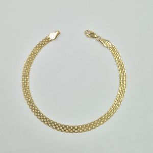 PULSERA ESPECIAL 14K 21 CM 5 GR (NUEVO)