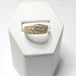 ANILLOS C CIRCONIAS 14K TALLA 8 3.1 GR (NUEVO)