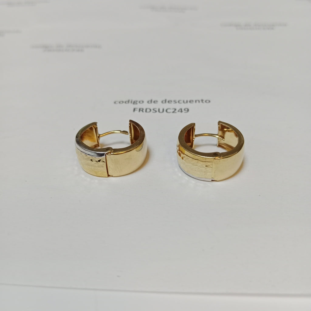 ARRACADAS PAR ORO 10 K 2.9 GRMS (SEMINUEVO)