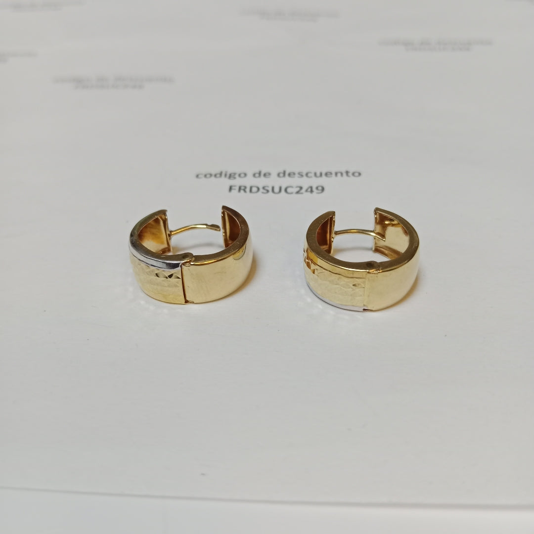 ARRACADAS PAR ORO 10 K 2.9 GRMS (SEMINUEVO)