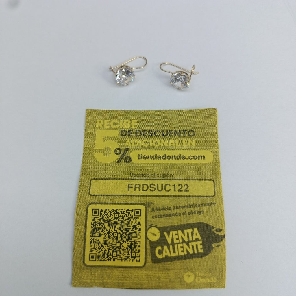 ARETES PAR ORO 10 K 1.1 GRMS (SEMINUEVO)