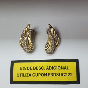 ARETES PAR ORO 14 K 14,80 GRMS (SEMINUEVO)