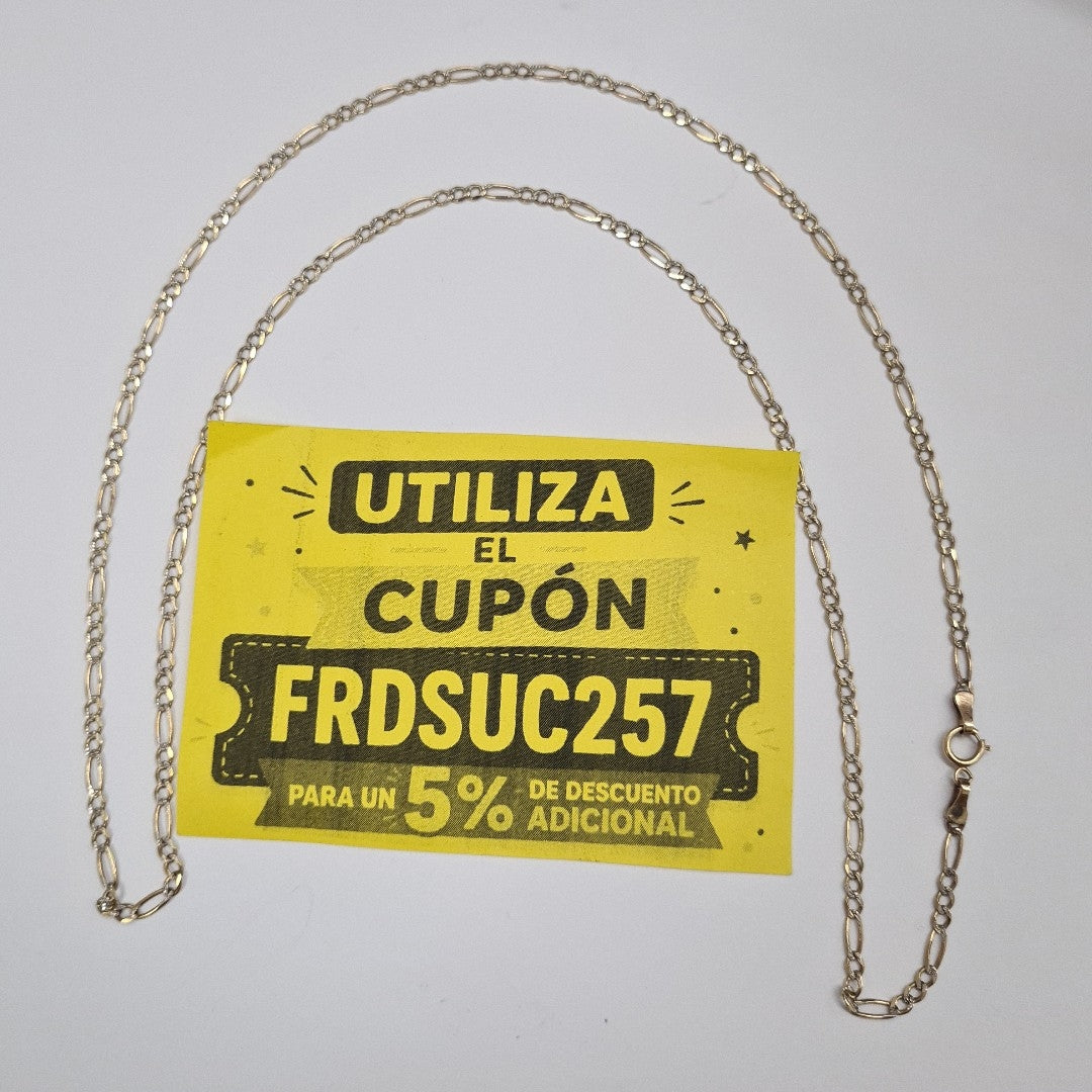 CADENA ORO, RODIADO 10 K 4.5 GRMS (SEMINUEVO)