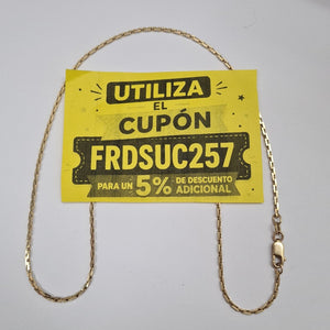 CADENA ORO 14 K 10.2 GRMS (SEMINUEVO)
