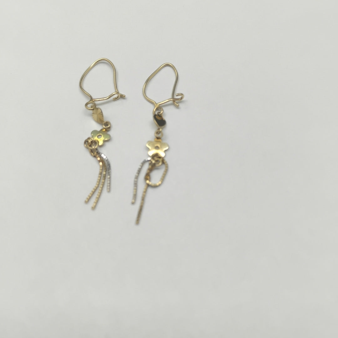 ARETES PAR ORO 10 K 1.1 GRMS (SEMINUEVO)