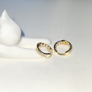 ARRACADAS PAR ORO 14 K 1,10 GRMS (SEMINUEVO)