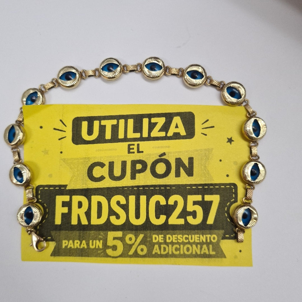 PULSERA ORO 14 K 9.5 GRMS (SEMINUEVO)