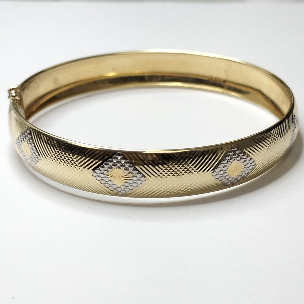 PULSERA RIGIDA ORO 14 K 7,60 GRMS (SEMINUEVO)