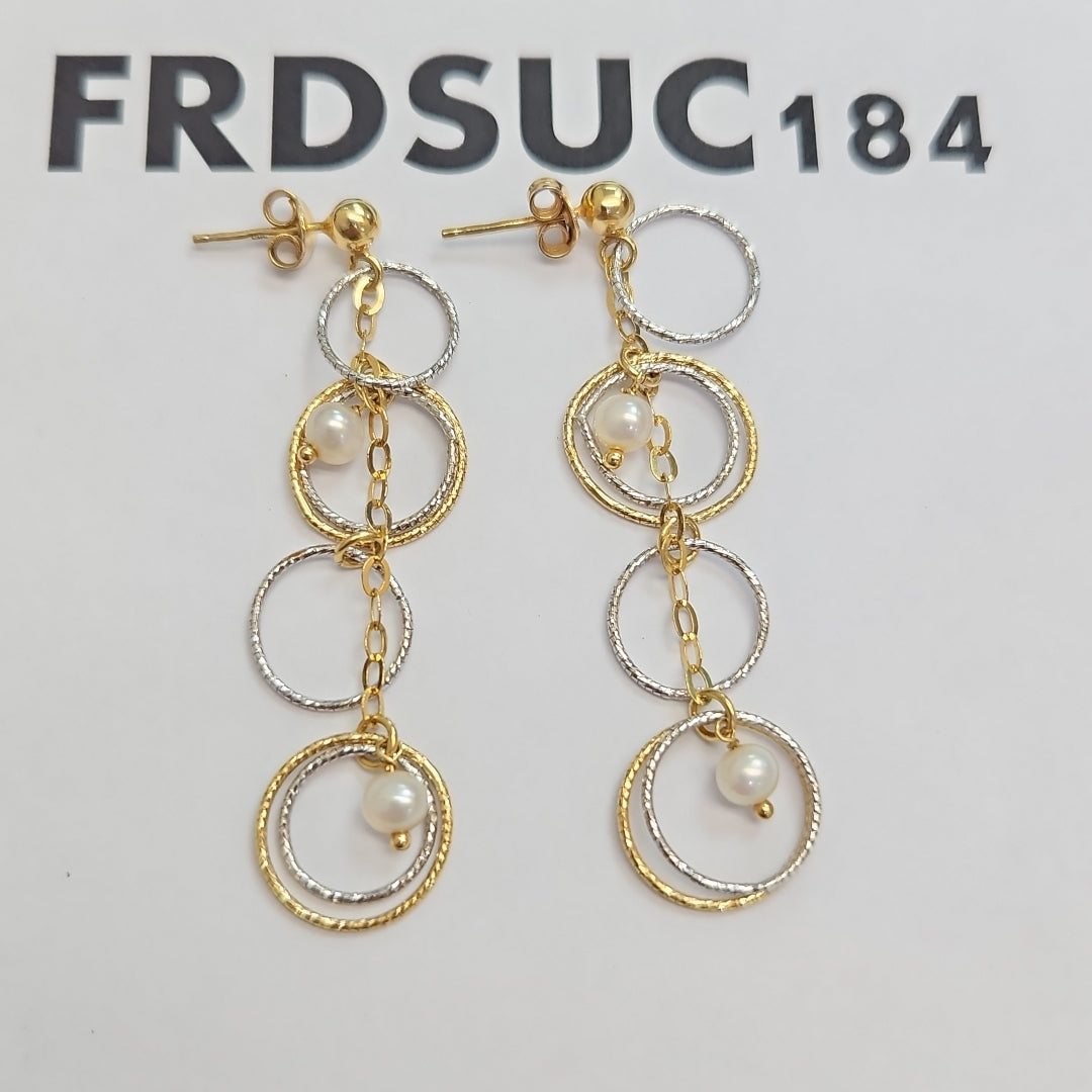 ARETES PAR ORO 14 K 4.5 GRMS (SEMINUEVO)