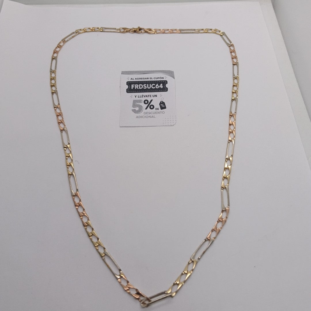 CADENA ORO COMBINADO 14 K 15,70 GRMS (SEMINUEVO)