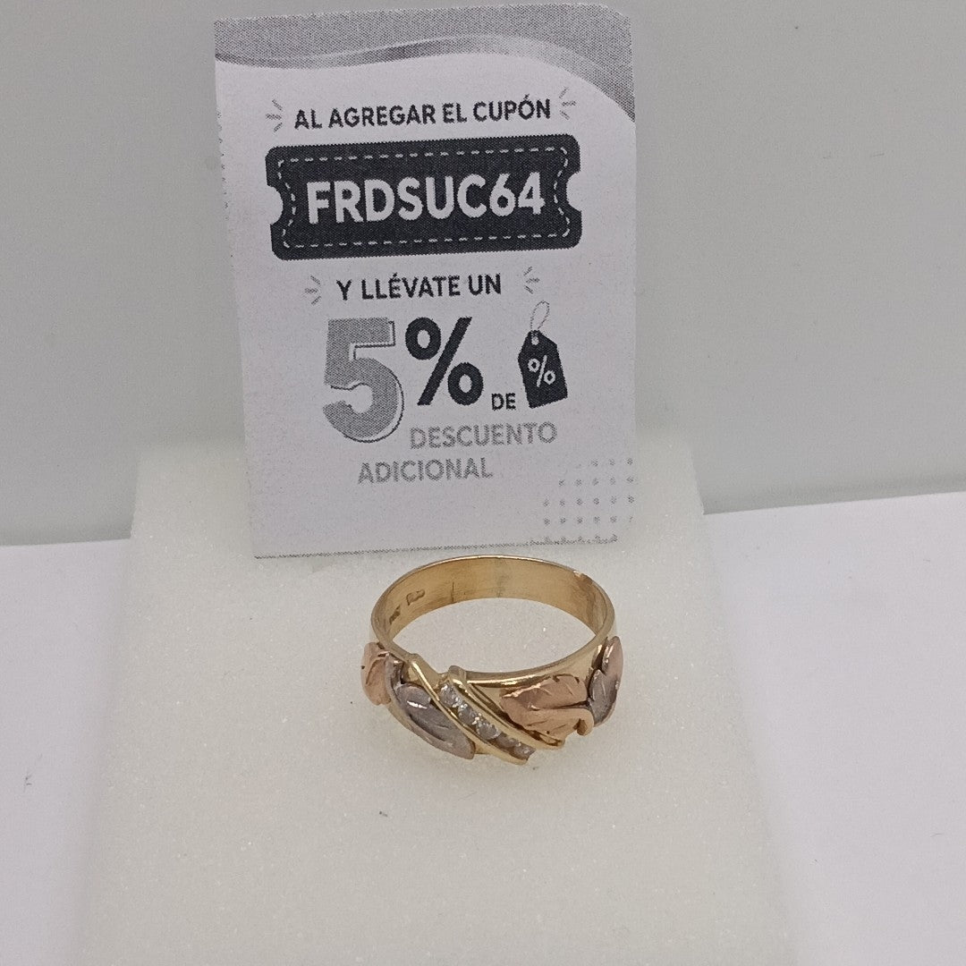 ANILLITO ORO COMBINADO 14 K 6,60 GRMS (SEMINUEVO)