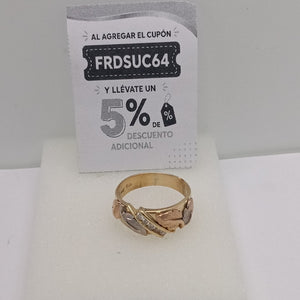 ANILLITO ORO COMBINADO 14 K 6,60 GRMS (SEMINUEVO)