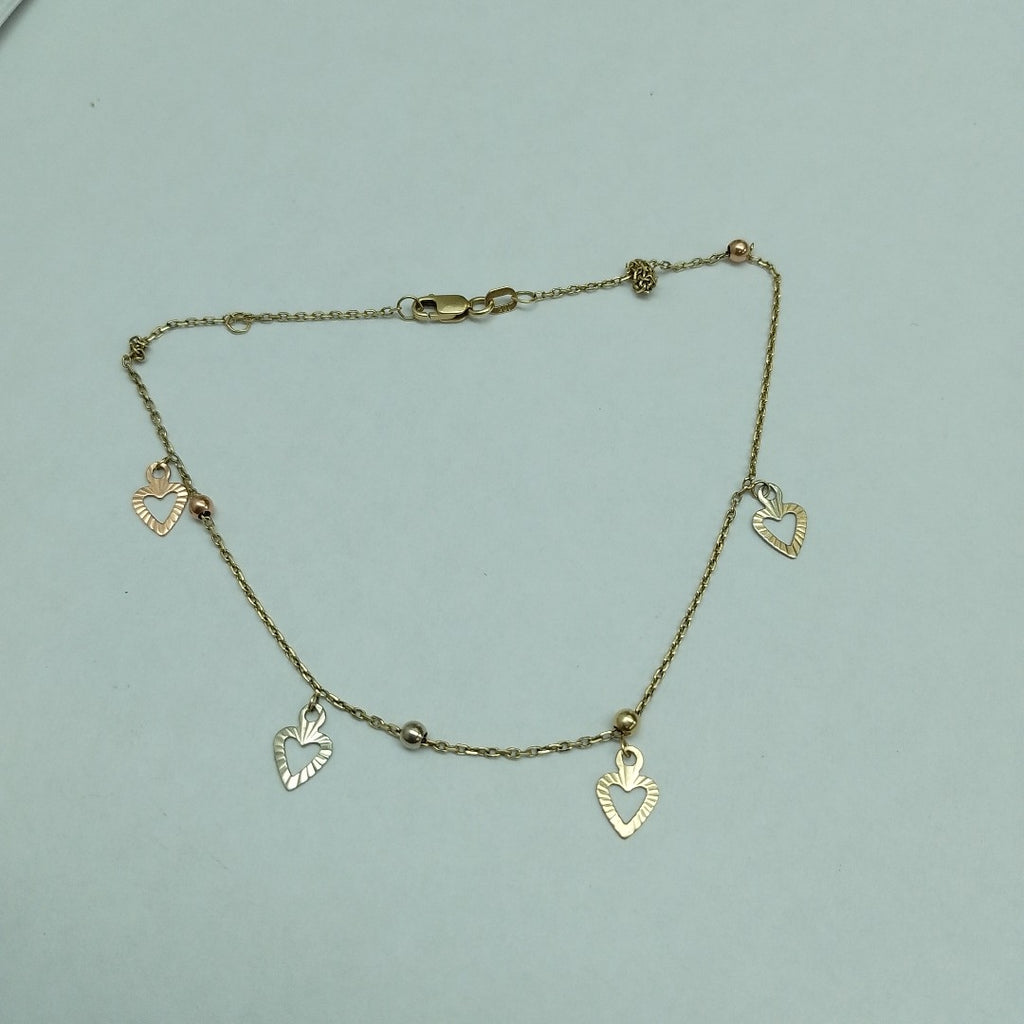 PULSERA ORO, ORO COMBINADO 10 K 2.1 GRMS (SEMINUEVO)