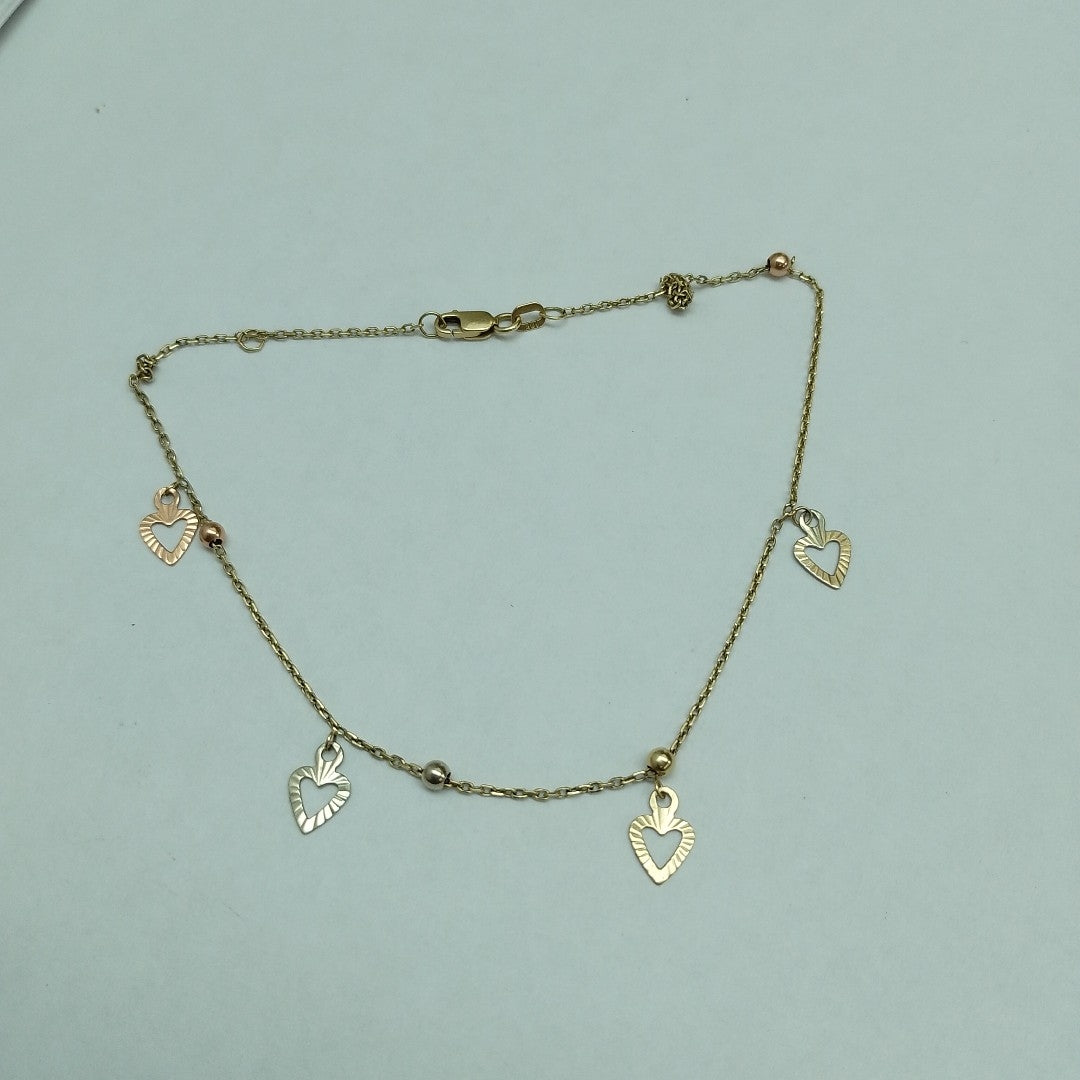 PULSERA ORO, ORO COMBINADO 10 K 2.1 GRMS (SEMINUEVO)