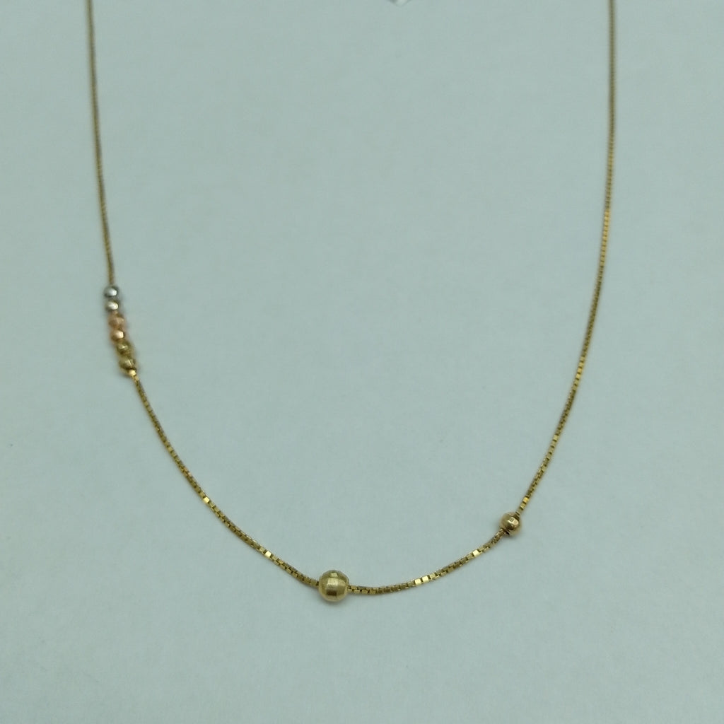 GARGANTILLA ORO, ORO COMBINADO 10 K 2.6 GRMS (SEMINUEVO)