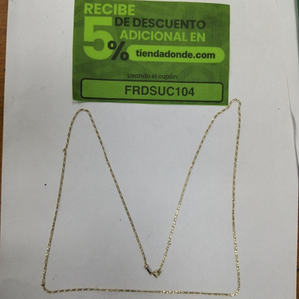 CADENA ORO 14 K 2,70 GRMS (SEMINUEVO)