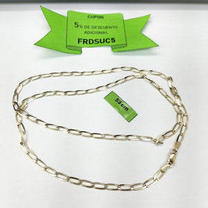 CADENA ESLABON 14K 55 CM 6.6 GR (NUEVO)