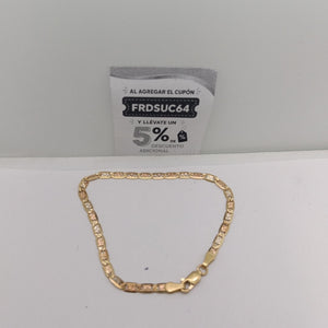 PULSERA ORO COMBINADO 14 K 3,80 GRMS (SEMINUEVO)