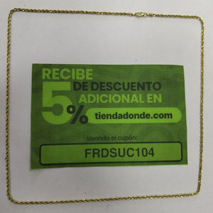 CADENA ORO 14 K 2.3 GRMS (SEMINUEVO)