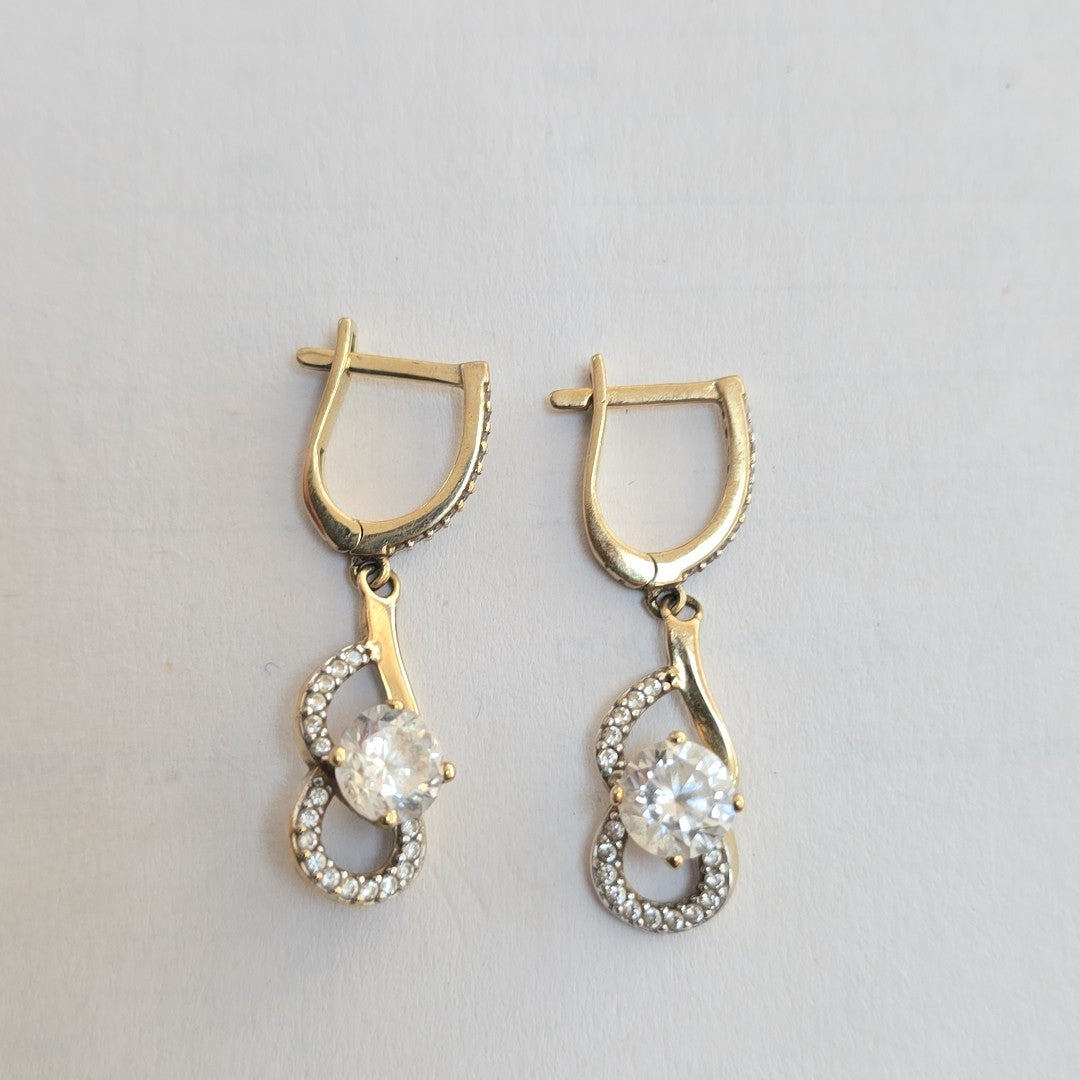 ARETES PAR ORO 10 K 3,60 GRMS (SEMINUEVO)