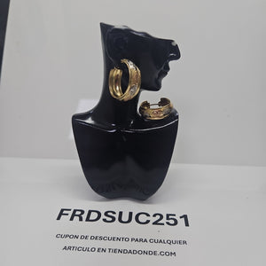 ARETES PAR ORO 14 K 4,50 GRMS (SEMINUEVO)