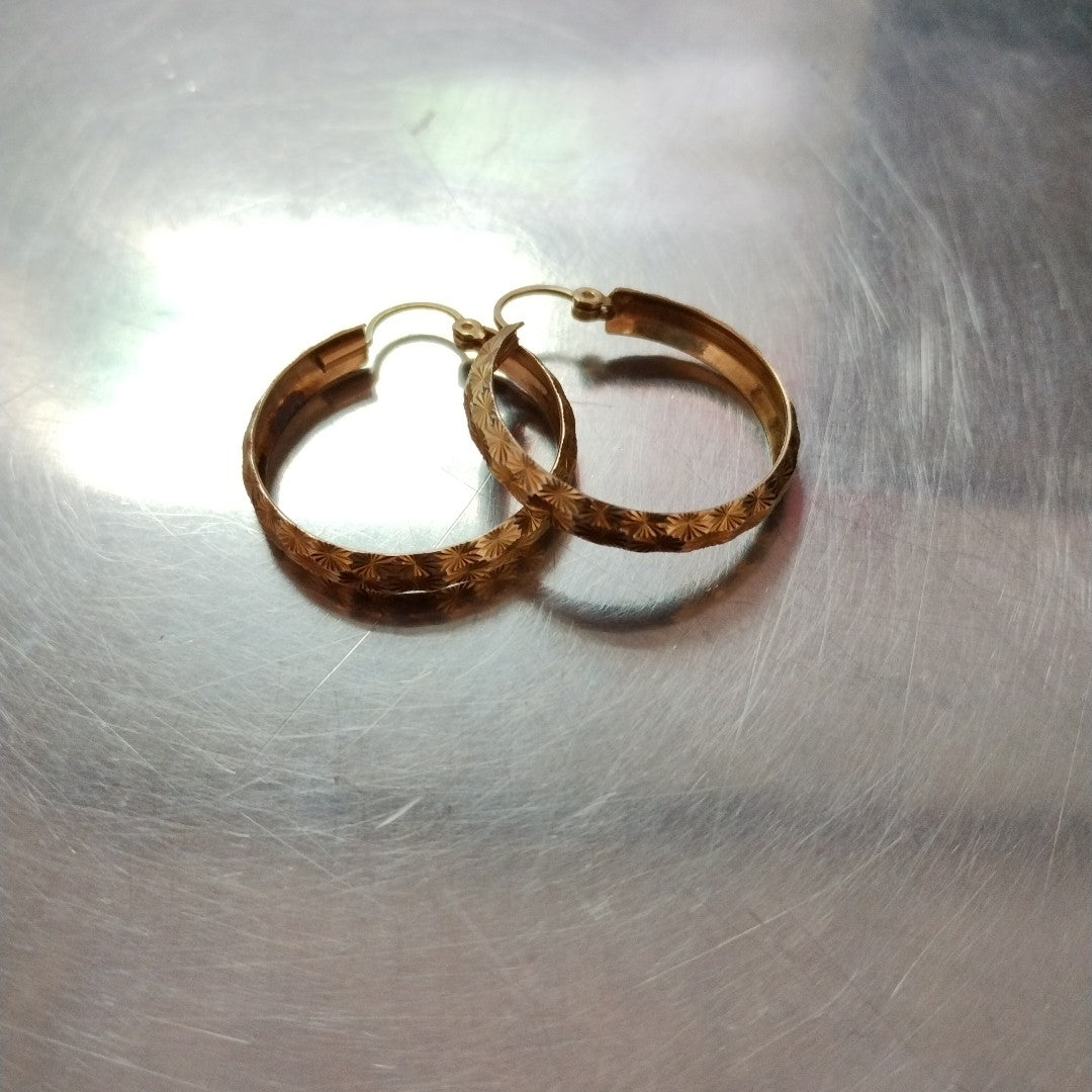 ARRACADAS PAR ORO 10 K 3,00 GRMS (SEMINUEVO)
