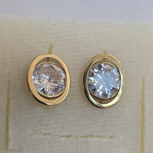 ARETES PAR ORO 10 K 3.5 GRMS (SEMINUEVO)
