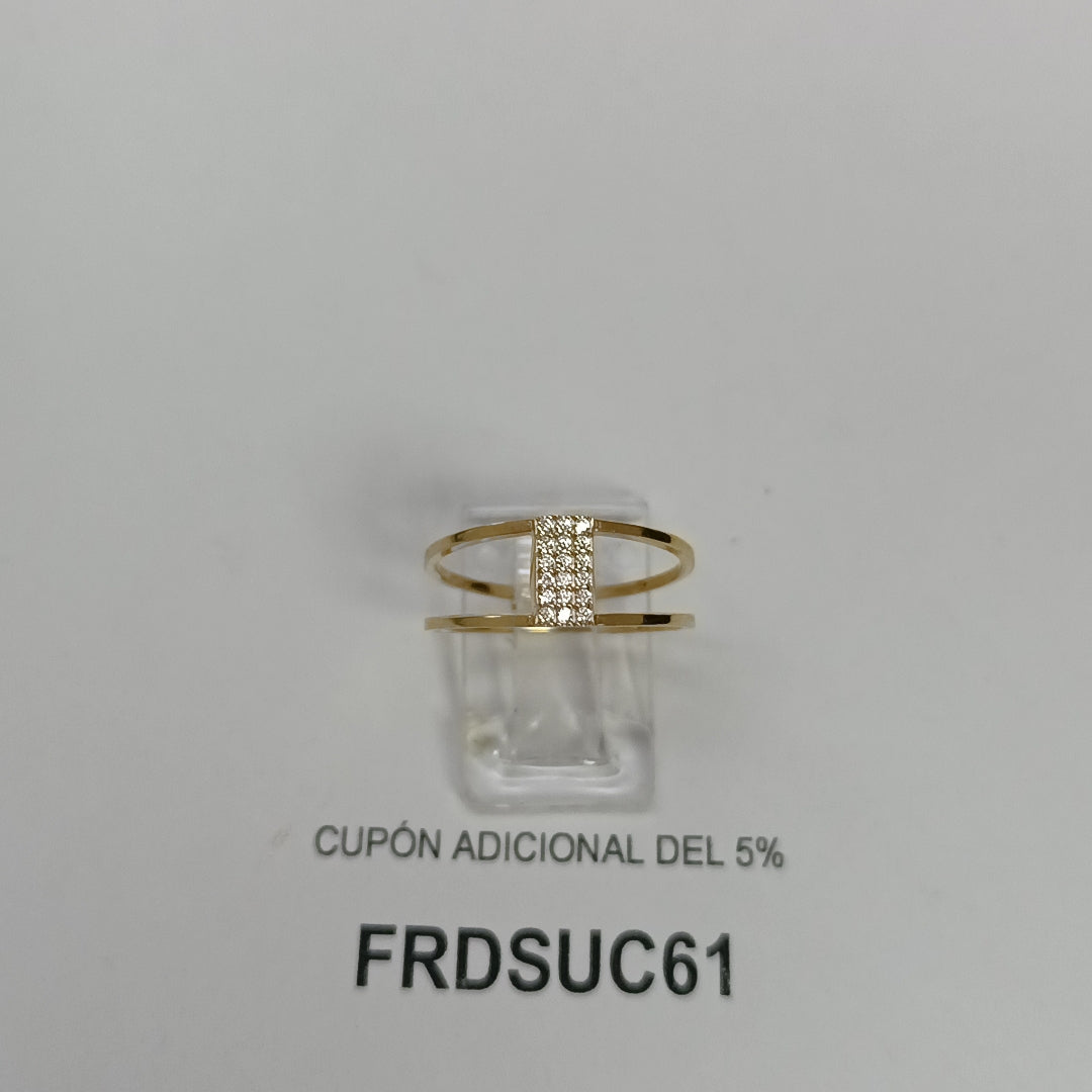ANILLOS DAMA ORO 14K 2 (NUEVO)