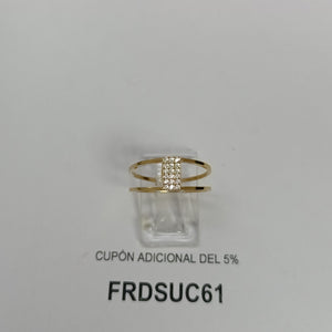 ANILLOS DAMA ORO 14K 2 (NUEVO)