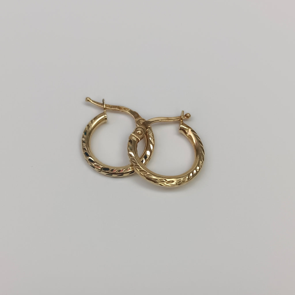ARRACADAS PAR ORO 14 K 1,10 GRMS (SEMINUEVO)