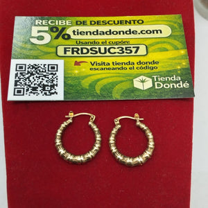 ARRACADAS PAR ORO 10 K 2.2 GRMS (SEMINUEVO)