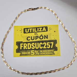 GARGANTILLA ORO COMBINADO 10 K 5,70 GRMS (SEMINUEVO)