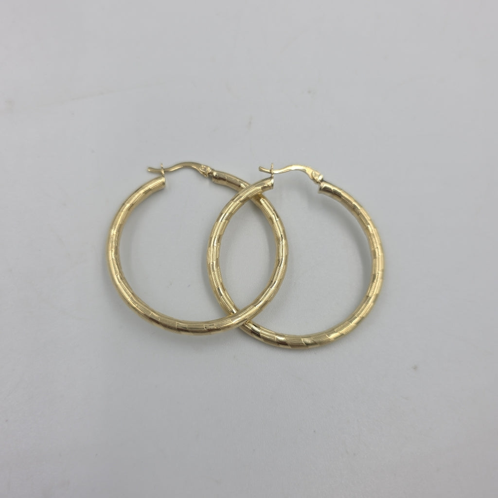 ARETES ARRACADA LABRADA 10K 4 GR (NUEVO)
