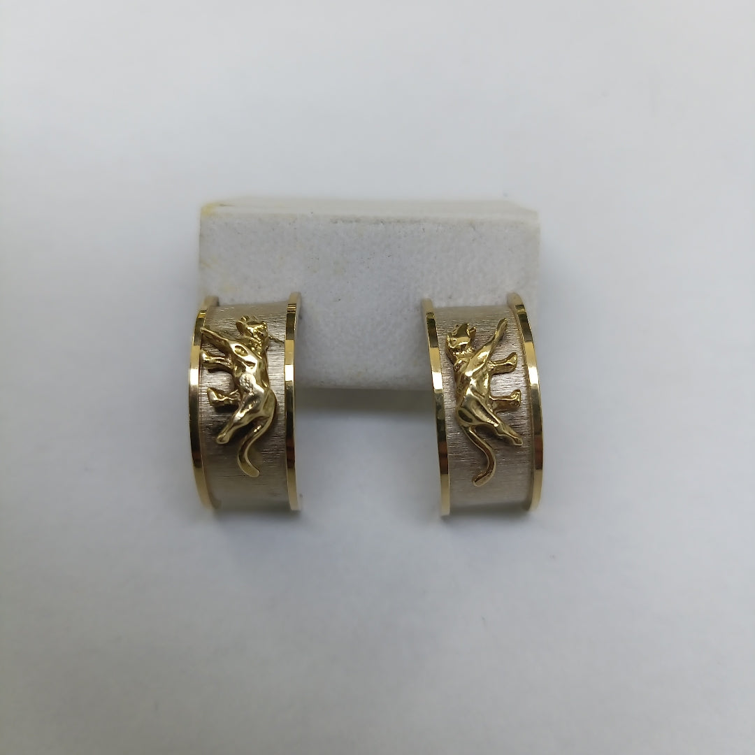 ARETES PAR ORO 14 K 4,80 GRMS (SEMINUEVO)